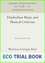 Elizabethan Music and Musical Criticism