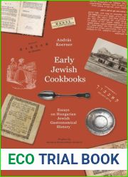 Early Jewish Cookbooks