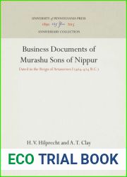 Business Documents of Murashu Sons of Nippur