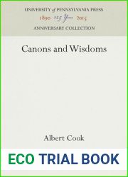 Canons and Wisdoms