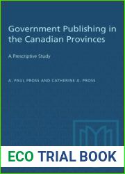 Government Publishing in the Canadian Provinces
