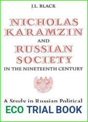 Nicholas Karamzin and Russian Society in the Nineteenth Century