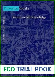 Philosophy and the Return to Self-Knowledge
