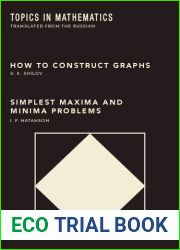 How to Construct Graphs and Simplest Maxima and Minima Problems