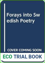 Forays into Swedish poetry
