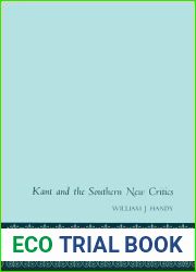 Kant and the Southern New Critics