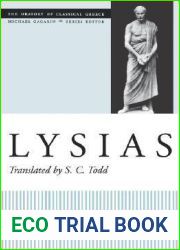 Lysias (The Oratory of Classical Greece)