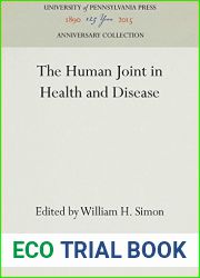 The Human Joint in Health and Disease