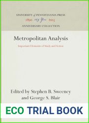 Metropolitan Analysis: Important Elements of Study and Action (Anniversary Collection)