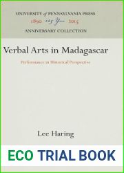 Verbal Arts in Madagascar: Performance in Historical Perspective (Anniversary Collection)