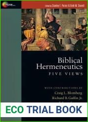 Biblical Hermeneutics: Five Views