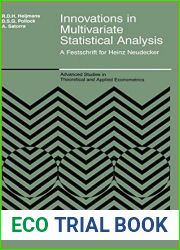 Multivariate Statistical Analysis