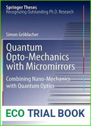 Quantum Opto-Mechanics