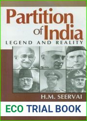 Partition of India: Legend and Reality
