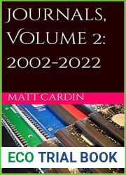 Journals, Volume 2: 2002-2022