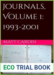 Journals, Volume 1: 1993-2001