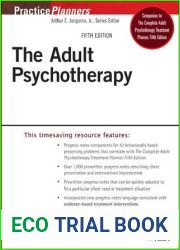 The Adult Psychotherapy Progress Notes Planner (PracticePlanners Book 299)