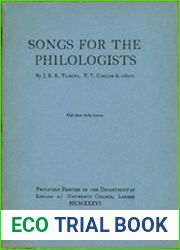 Songs for the Philologists
