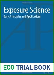Exposure Science: Basic Principles and Applications