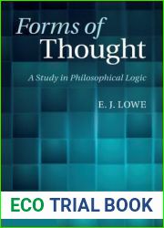 Forms of Thought: A Study in Philosophical Logic
