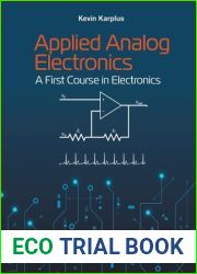 Applied Analog Electronics: A First Course in Electronics