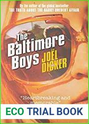 The Baltimore Boys (Marcus Goldman, #2)