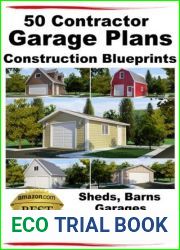50 Contractor Garage Plans Construction Blueprints - Sheds, Barns, Garages, Apartment Garages