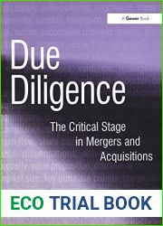 Due Diligence: The Critical Stage in Mergers and Acquisitions
