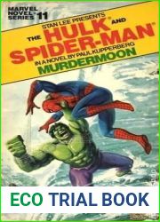 The Hulk Spider-Man: Murdermoon (Marvel Novel #11)