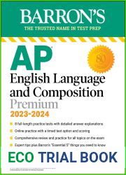 AP English Language and Composition Premium, 2023-2024: Comprehensive Review with 8 Practice Tests + an Online Timed Test Option (Barron|s AP)