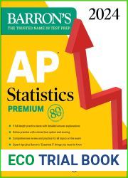 AP Statistics Premium, 2024: 9 Practice Tests + Comprehensive Review + Online Practice