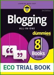 Blogging All-in-One For Dummies