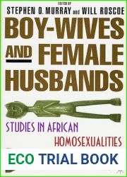 Boy-Wives and Female-Husbands: Studies in African Homosexualities