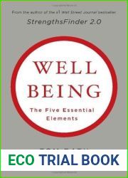 Wellbeing: The Five Essential Elements