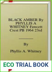 BLACK AMBER By PHYLLIS A WHITNEY Fawcett Crest PB 1964 23rd