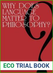 Why Does Language Matter to Philosophy?