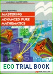 Mastering Advanced Pure Mathematics (Macmillan Master Series (Business), 1)