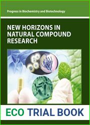 New Horizons in Natural Compound Research (Progress in Biochemistry and Biotechnology)