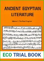 Ancient Egyptian Literature: Volume II: The New Kingdom (Near Eastern Center, UCLA)