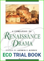 A Companion to Renaissance Drama