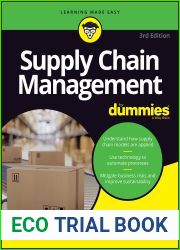 Supply Chain Management For Dummies