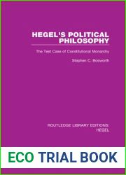 Hegel|s Political Philosophy: The Test Case of Constitutional Monarchy