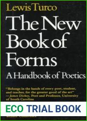 The New Book of Forms: A Handbook of Poetics