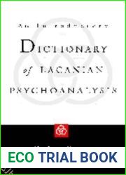 An Introductory Dictionary of Lacanian Psychoanalysis