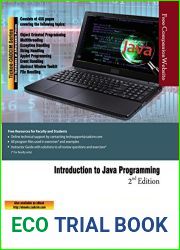 Introduction to Java Programming, 2nd Edition