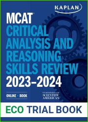 MCAT Critical Analysis and Reasoning Skills Review 2023-2024: Online + Book (Kaplan Test Prep)