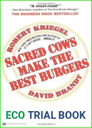 Sacred Cows Make the Best Burgers