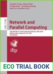 Network and Parallel Computing: 16th Ifip Wg 10.3 International Conference, Npc 2019, Hohhot, China, August 23-24, 2019, Proceedings