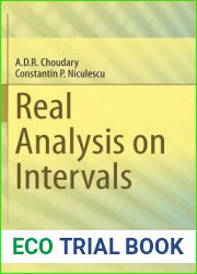 Real Analysis on Intervals