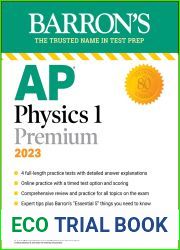 AP Physics 1 Premium, 2023: Comprehensive Review with 4 Practice Tests + an Online Timed Test Option